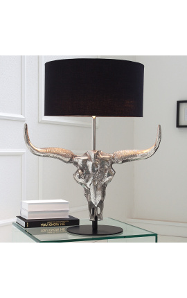 Contemporaire &quot;Bull&quot; lamp in aluminium