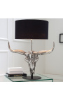 Contemporaire "Bull" lamp in aluminium