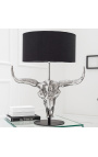 Contemporaire "Bull" lamp in aluminium