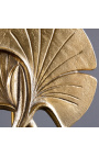 Candeeiro contemporâneo "Ginkgo" alumínio dourado