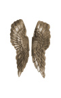 Large pair aluminum wall decoration "Angel wings"