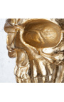 Grote gouden aluminium "Skull" wanden decoratie