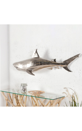 Grote aluminium muur decoratie &quot;Shark&quot; Links