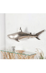 Grote aluminium muur decoratie "Shark" Links