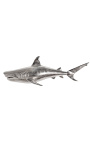 Large aluminum wall decoration "Shark" Left