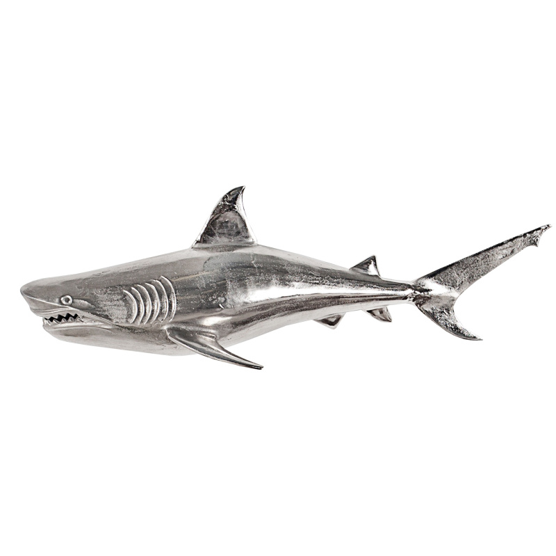 Estampe D'art "Grand Requin Blanc" Par Robert Burcar - Format 18x24 Pouces, Signée - Édition Ouverte, Non Encadrée