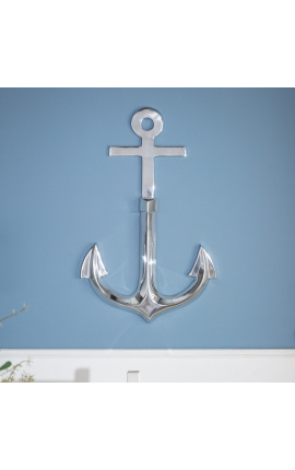 Ancora marina in alluminio per decorazioni murali