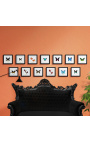 Decorative frame with a butterfly "Rumansovia Eubalia"