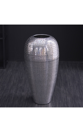 Set mit 2 Vasen aus gehämmertem Aluminium