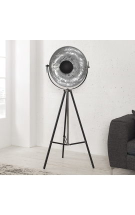 Floor lamp like a black and gold photo studio