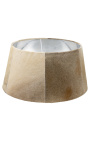 Beige cowhide lampshade 50 cm halkaisijalla