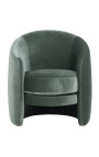 Кресло "Гелиос" дизайн 1970-х нефритовый зеленый