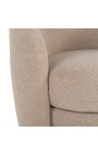 Armchair "Helios" design 1970-es curly taupe