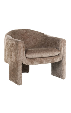 σχεδιασμός 1970 "Ανάνκα" καρέκλα με καφέ velvet