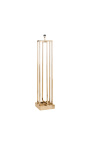 Floor lamp "Jay" geometric golden stainless steel