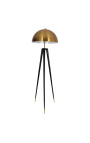 "Ren" vloerlamp met gouden metalen schaduw