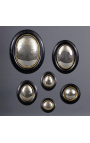 Soubor šesti konvexních ovalních a kulatých zrcadel nazývaných "čarodějnice zrcadlo"