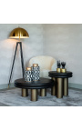 "Rene" podlahové lampy s zlatým kovovým odstínem