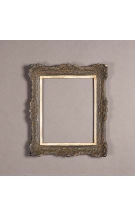 Louis XIV style frame "Montparnasse" black patina
