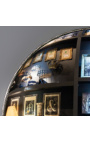 Een zeer grote convex ronde spiegel genaamd "wizard spiegel" - 120 cm