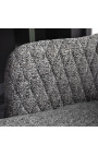 Conjunt de 2 cadires de bar de disseny "Madrid" de vellut gris clar