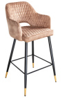 2 bar stoelen "Madrid" ontwerp in het griekse velvet