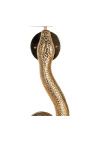 Applique "Snake" in alluminio color oro