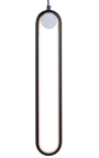 Suspencja "Malo" 176 cm długości w czarnym-kolor aluminiowy
