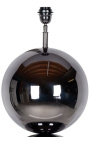 Large "Jason" lamp with 2 spheres in black stainless steel
