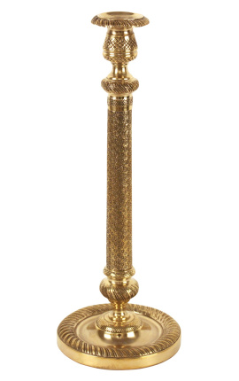 Grande candelabro in bronzo dorato