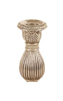 Empire stiliaus sidabruota bronzinė žvakidė
