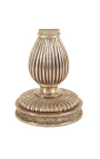 Empire style silvered bronze candlestick