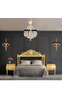 Zeer grote wandlamp brons Napoleon III stijl