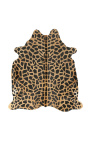 Vloerkleed van echt rundleer met giraffe print