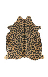 Tapis en vrai peau de vache imprimé girafe