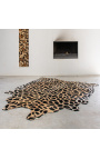 Real cowhide rug with giraffe print