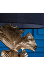 Contemporary lamp "Ginkgo Leaves" golden aluminum