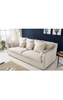 3-Sitzer-Sofa CELESTE aus Naturleinen