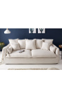 3-Sitzer-Sofa CELESTE aus Naturleinen