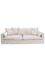 3-Sitzer-Sofa CELESTE aus Naturleinen