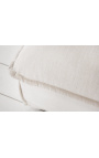 Stor firkantet bænk 100 cm CELESTE naturligt sengetøj