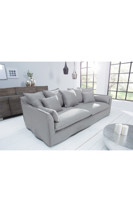 3 sofá cama CELESTE gris lino