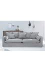 3 vietė sofa CELESTE pilka lininė