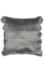 Серебро квадратная подушка с бахром 45 х 45