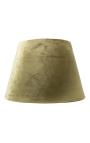 Lampshade in gold velvet and gold interior 30 cm in diameter