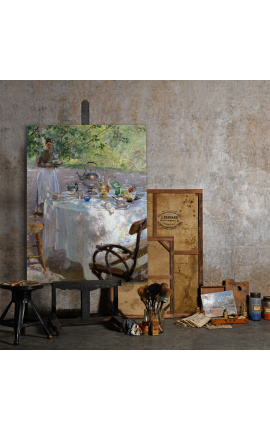 Painting &quot;Breakfast Time&quot; - Hanna Hirsch-Pauli