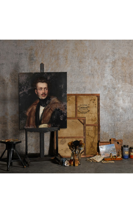 Maleri &quot;Portræt af Dom Augusto, hertug af Leuchtenberg&quot; - Friedrich Julius Georg Dury