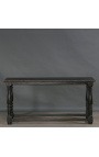 Черный стол с балясинами (стол драпировщика) в итальянском стиле XVIII века