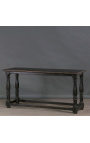 Tavolo con balaustre nere (tavolo da drappeggio) in stile italiano del XVIII secolo