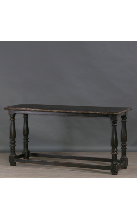 Svart balusterbord (draperibord) i italiensk 1700-talsstil